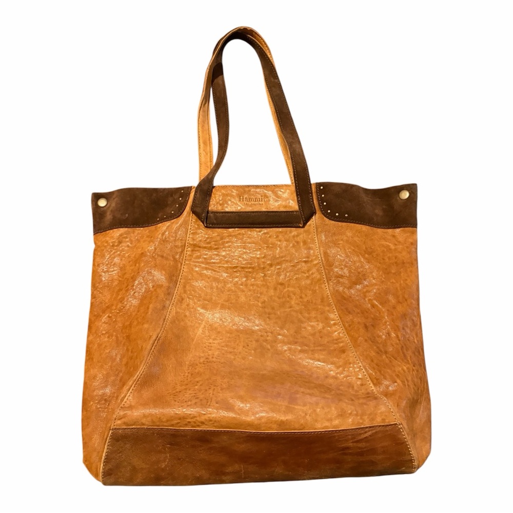 HammittLeather Two-Tone Tan & Brown Tote Bag